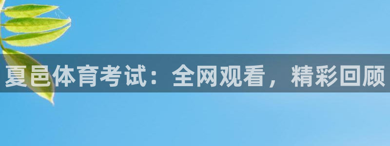 松鼠宝贝体育：夏邑体育考试：全网观看，精彩回顾