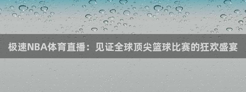 松鼠体育：极速NBA体育直播：见证全球顶尖篮球比赛的狂欢盛宴